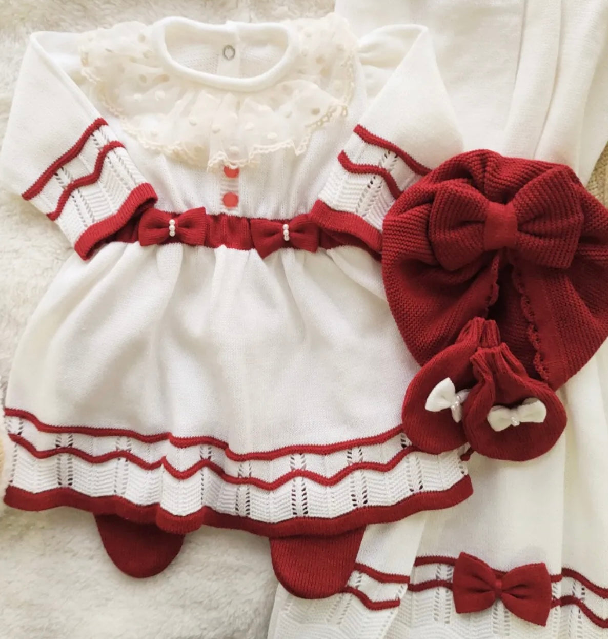 Saída Maternidade Tricot Vestido