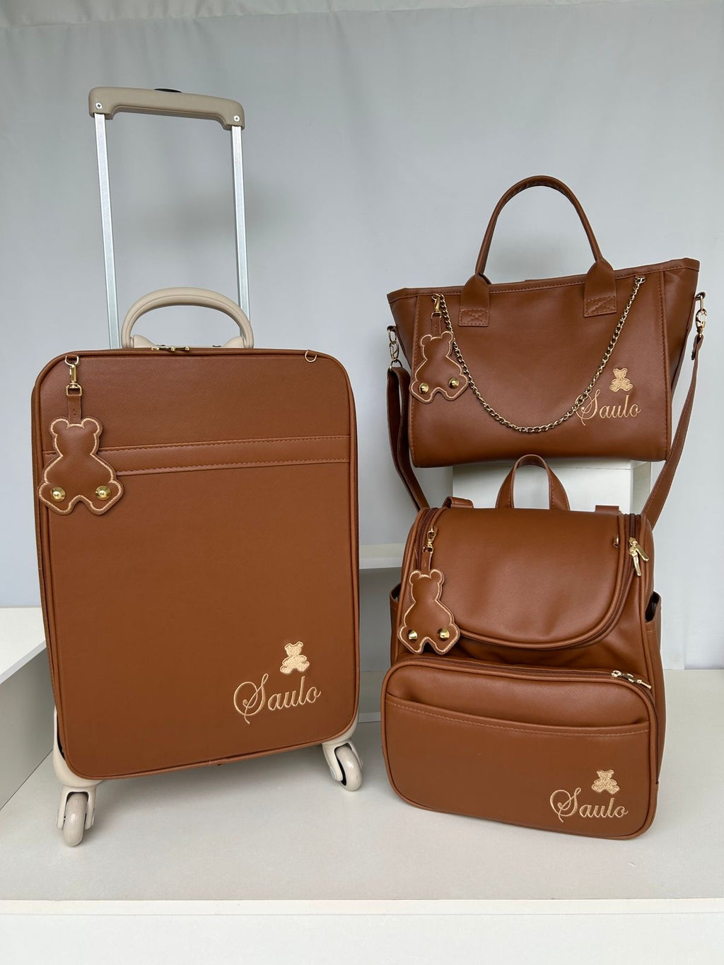 Conjunto Mala e Bolsas Maternidade