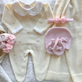 Saída Maternidade Tricot Bella Rococó