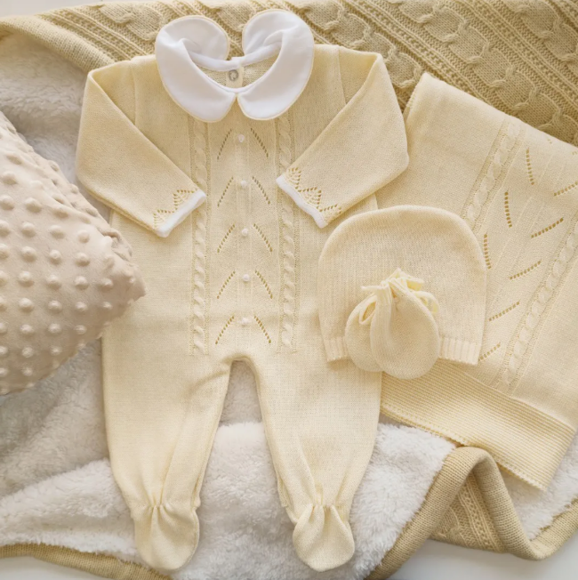 Saída Maternidade Tricot Espanhol