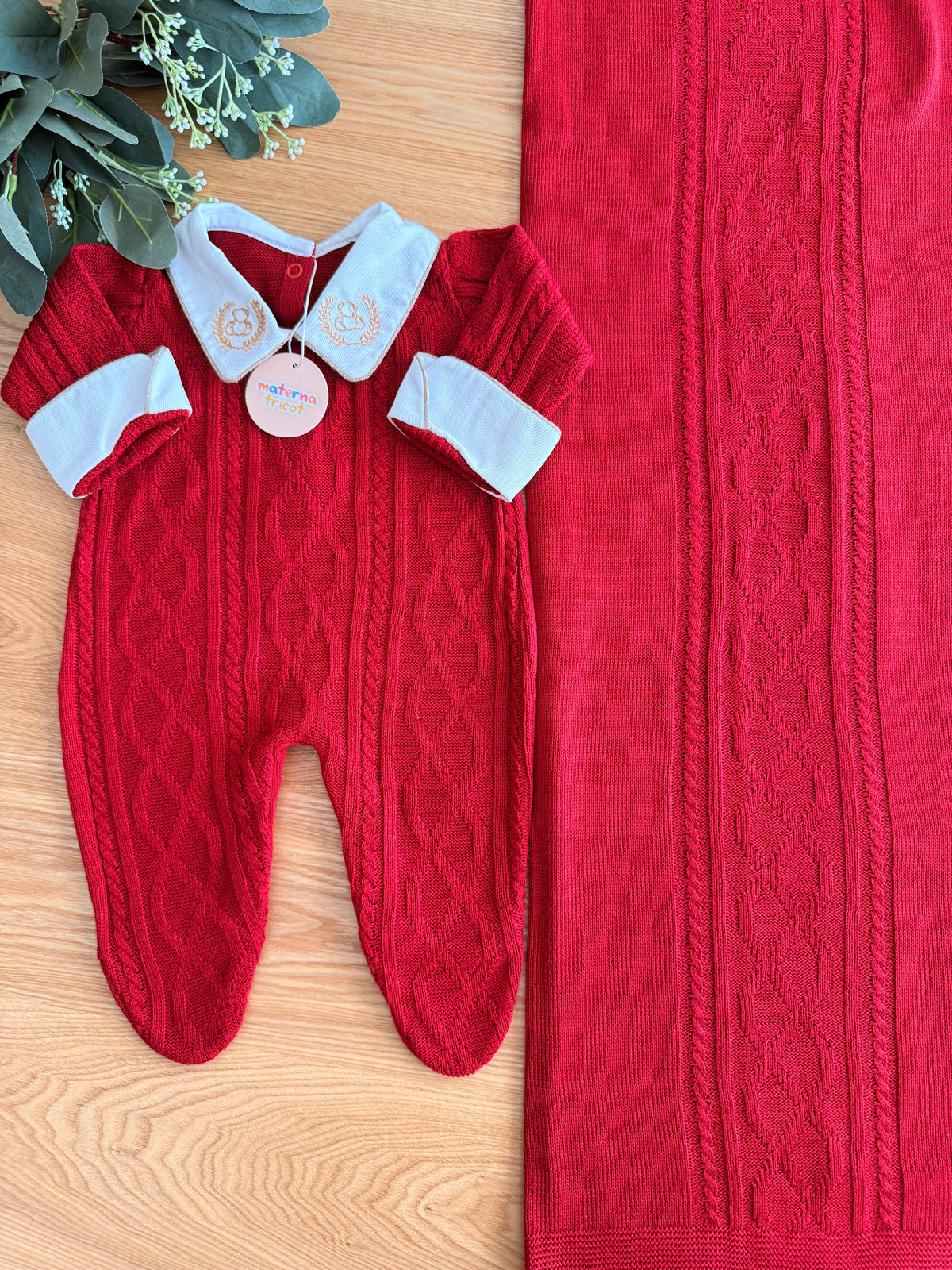 Saída Maternidade Tricot  João