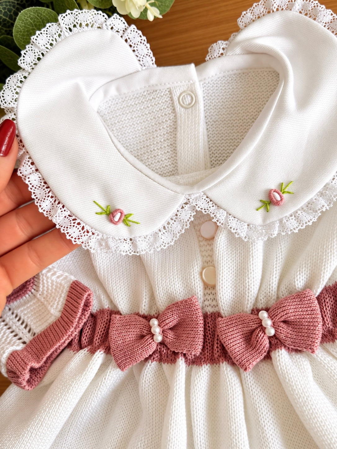 Saída Maternidade Tricot Vestido