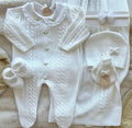 Saída Maternidade Tricot Renata c/ Rococó