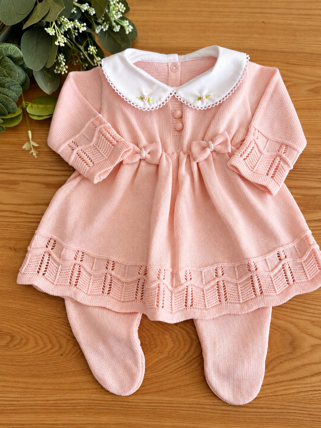Saída Maternidade Tricot Vestido Ballet