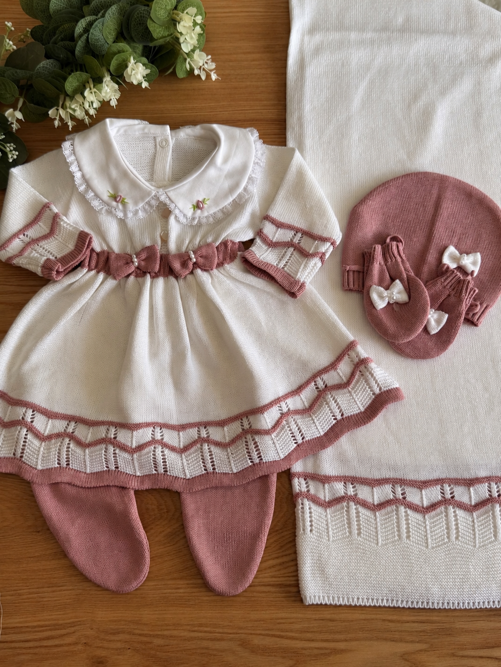 Saída Maternidade Tricot Vestido