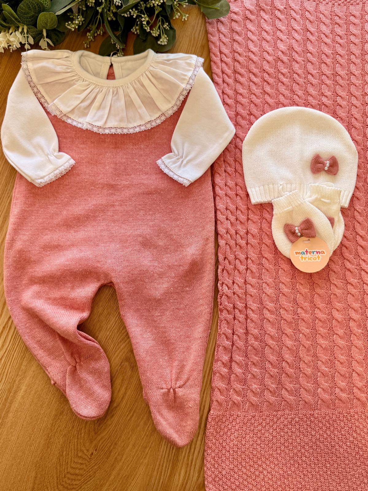 Saída Maternidade Tricot c/ Body