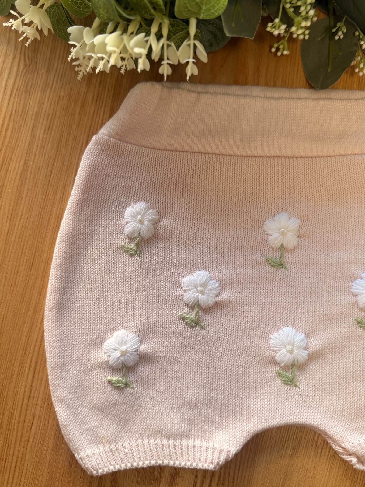 Short Bordado Flor