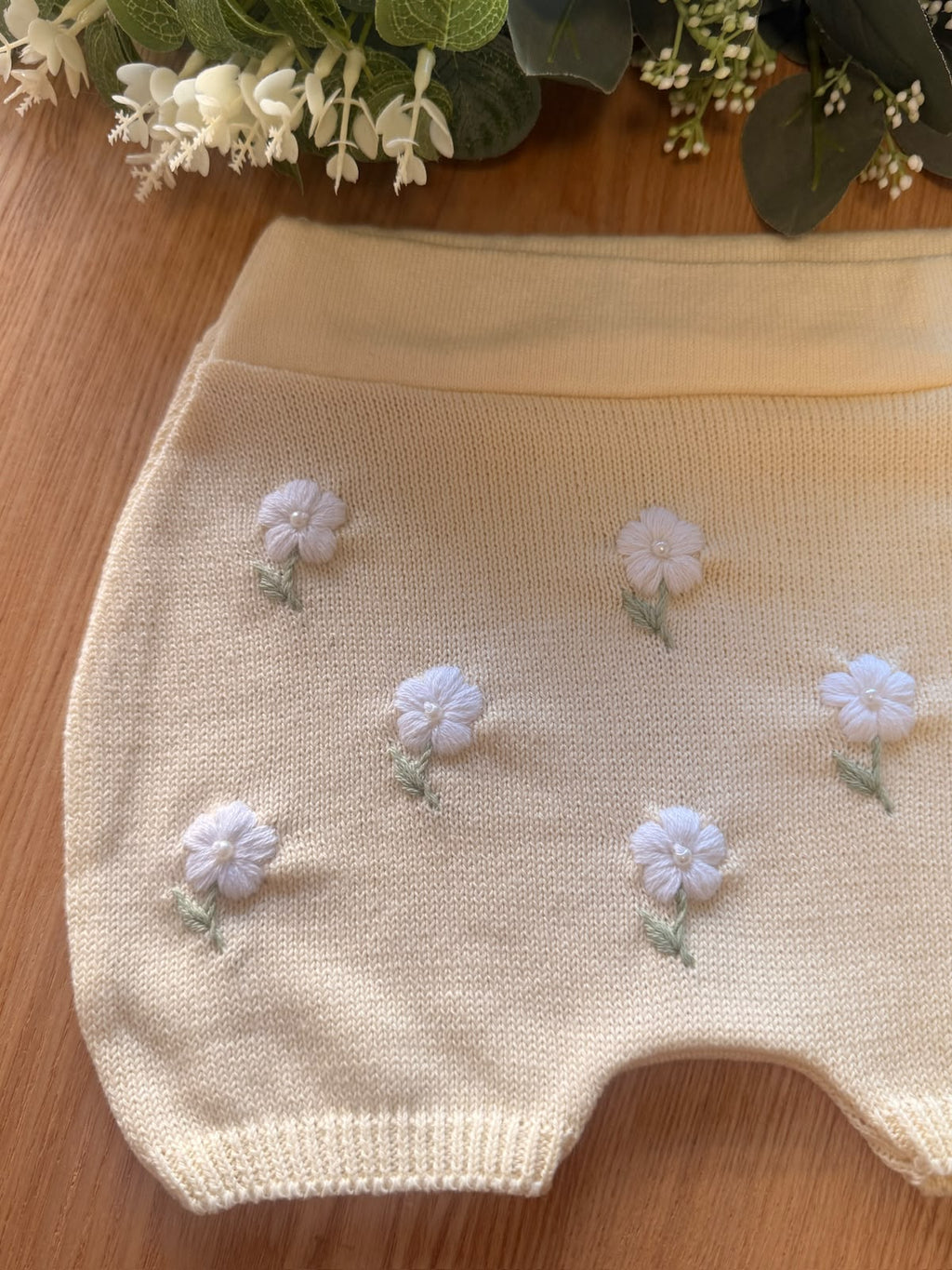 Short Bordado Flor