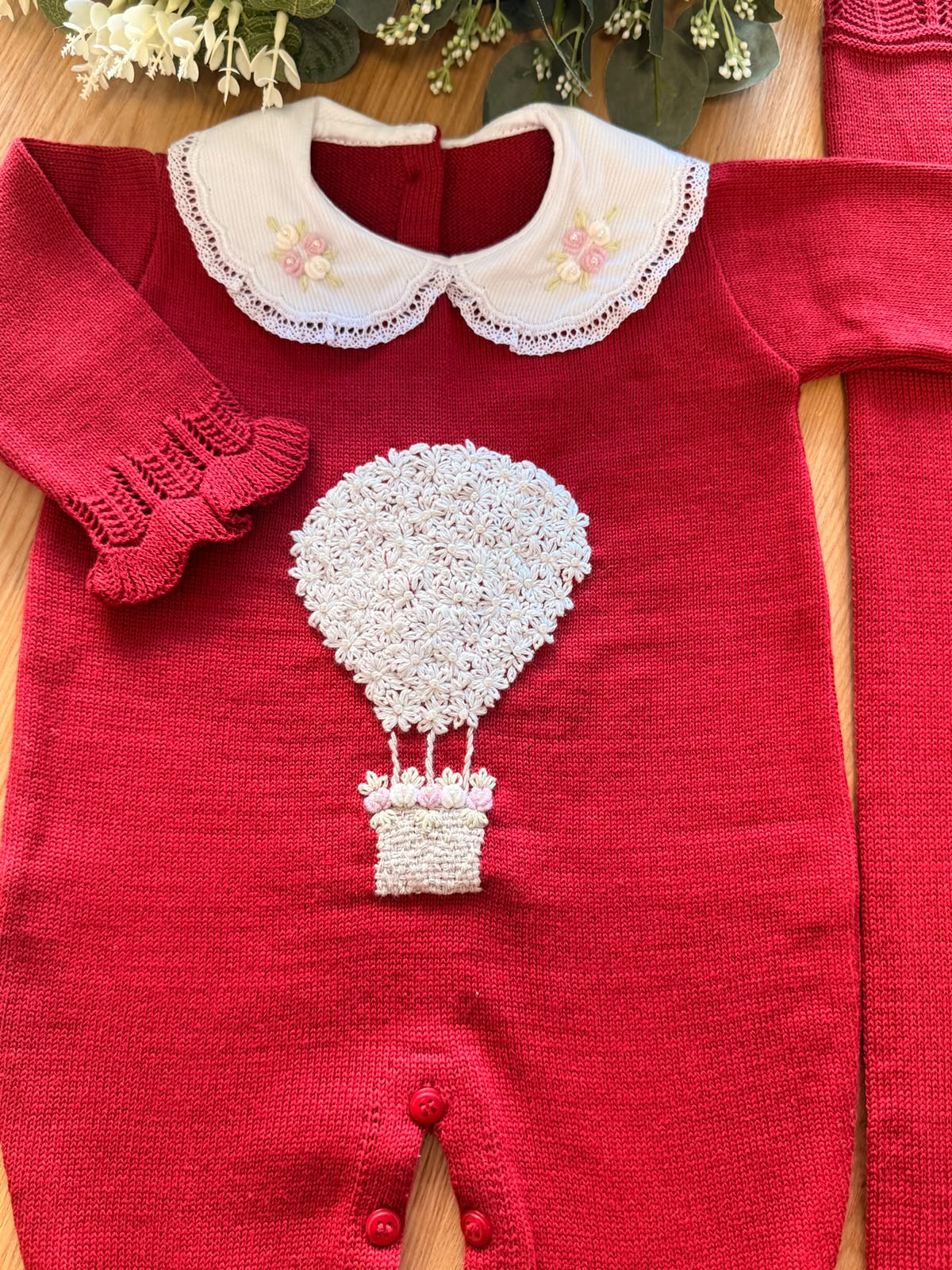 Saída Maternidade Tricot Balão