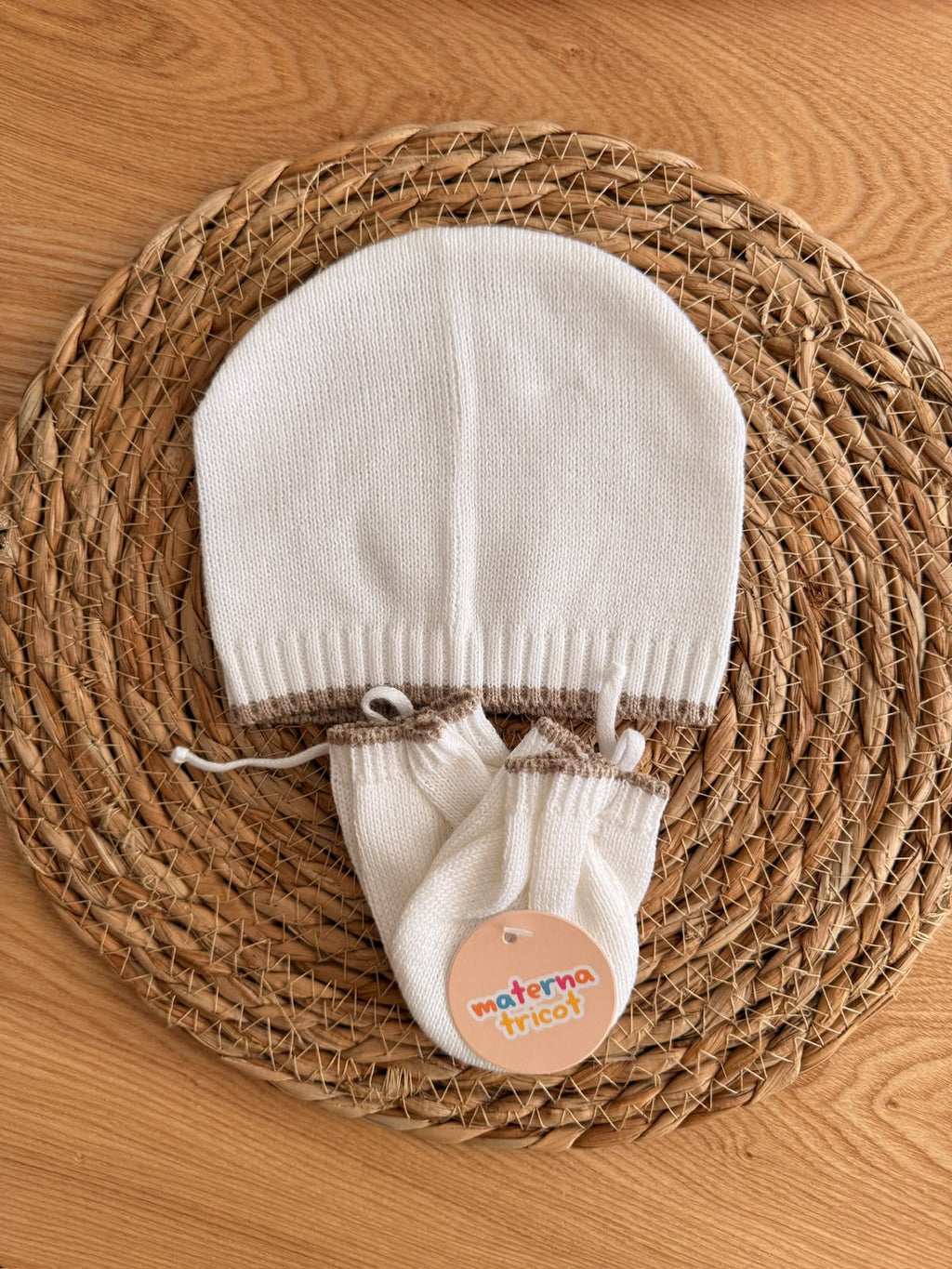 Touca e luvas masculina
