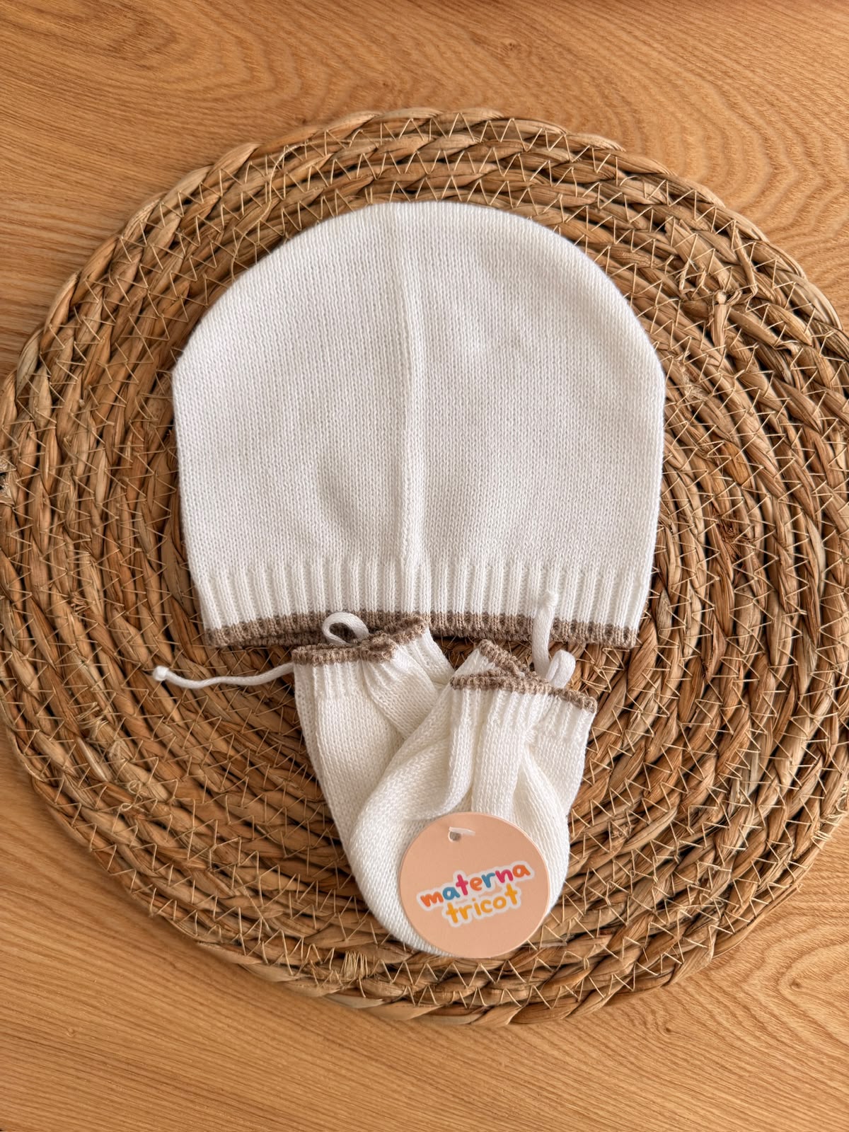 Touca e luvas masculina